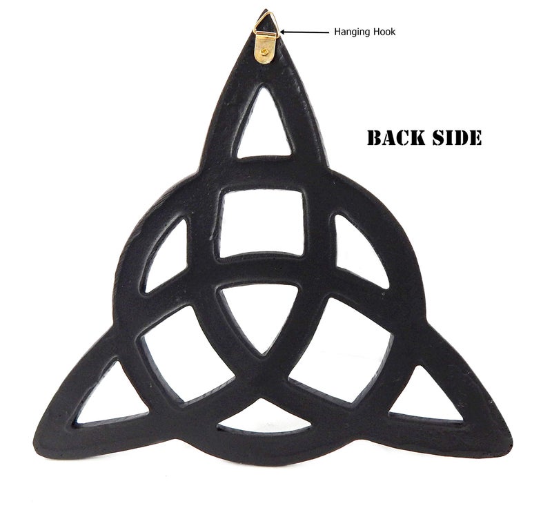 Bellaa 25655 Celtic knot Irish wall decor 12 Inches Black - Image 3